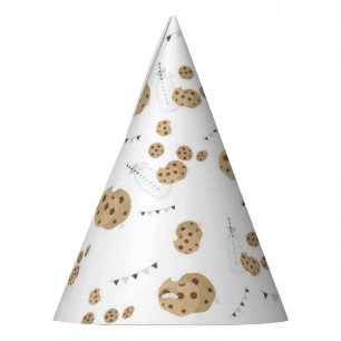 Chapeaux De Fètes Lait et biscuits casquettes de la première fête d'