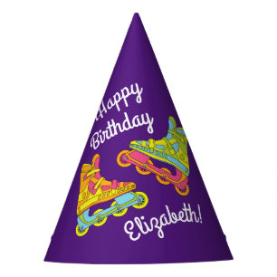 Chapeaux De Fètes Lames à rouleaux Patinage Anniversaire de enfant P
