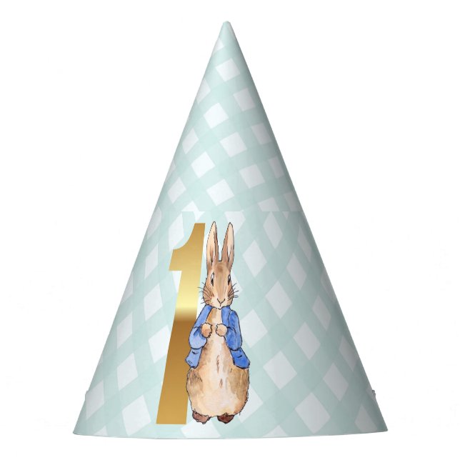 Chapeaux De Fètes Lapin classique Premier anniversaire (Devant)