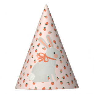 Chapeaux De Fètes Lapin et fraise