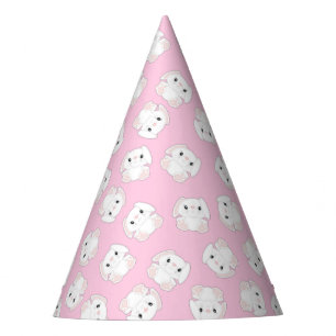 Chapeaux De Fètes Lapin Lapin Anniversaire Fête Rose