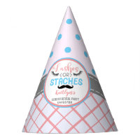"Lashes Ou Staches" Parti Moderne De Révélation De
