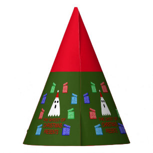 Chapeaux De Fètes Le fantôme de Noël présente drôle
