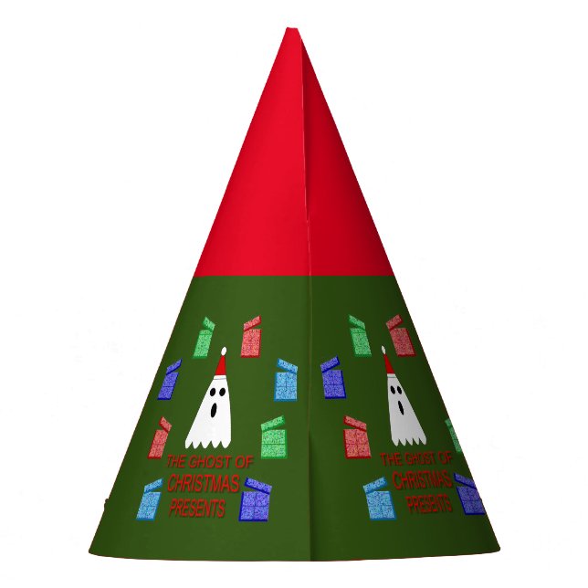 Chapeaux De Fètes Le fantôme de Noël présente drôle (Dos)