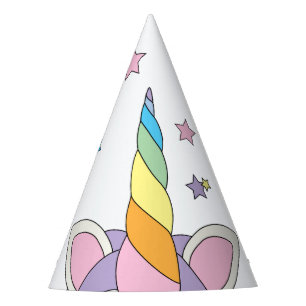 Chapeaux De Fètes Le klaxon adorable de licorne habillent des