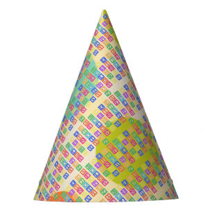 Chapeaux De Fètes Lettres de bloc