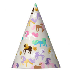 Chapeaux De Fètes Licorne magique de fête d'anniversaire