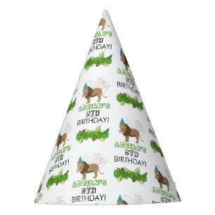 Chapeaux De Fètes Lion Jungle Fête Animaux Fête Anniversaire Personn