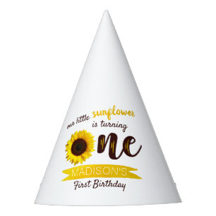 Chapeaux De Fètes Little Sunflower 1er anniversaire