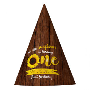 Chapeaux De Fètes Little Sunflower 1er anniversaire