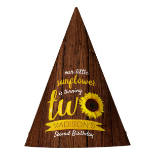 Chapeaux De Fètes Little Sunflower 2e anniversaire