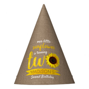 Chapeaux De Fètes Little Sunflower 2e anniversaire