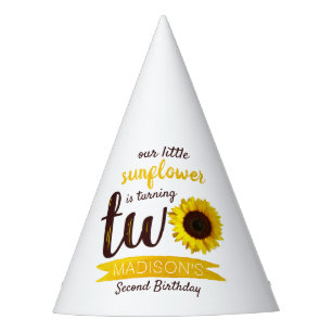 Chapeaux De Fètes Little Sunflower 2e anniversaire