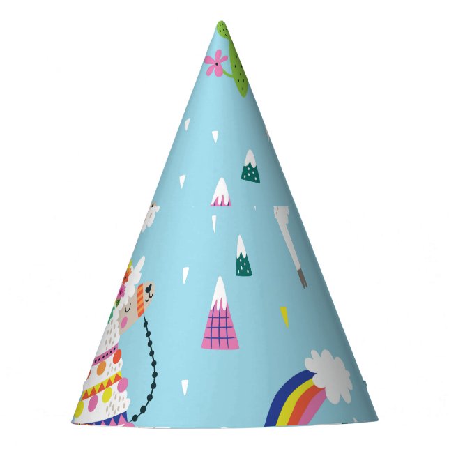 Chapeaux De Fètes Llama & Cactus : Joli ensemble Vintage (Devant)