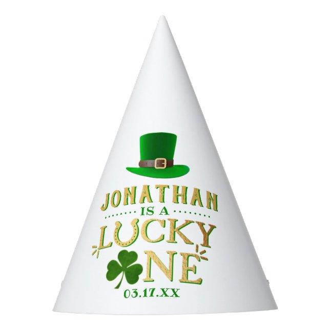 Chapeaux De Fètes Lucky One St. Patrick's Day 1er anniversaire (Devant)