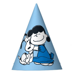 Chapeaux De Fètes Lucy Hugging Snoopy