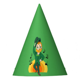 Chapeaux De Fètes Lutins dansants, dessin animé de la Saint-Patrick