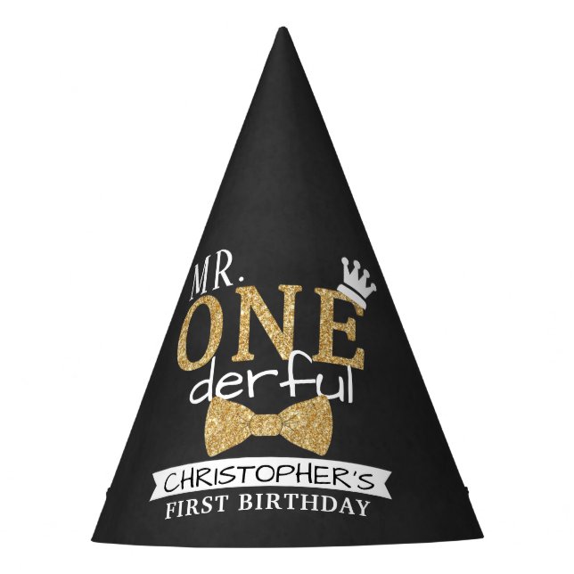 Chapeaux De Fètes M. ONEderful 1st Birthday Party (Devant)