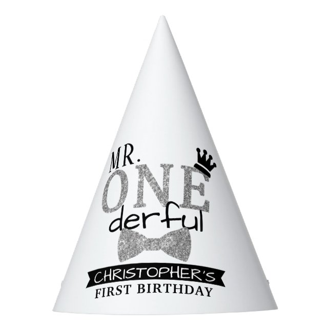 Chapeaux De Fètes M. ONEderful 1st Birthday Party (Devant)