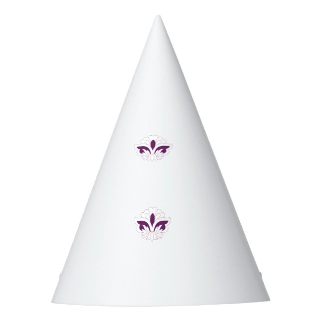 Chapeaux De Fètes Magenta rouge décoratif (Devant)