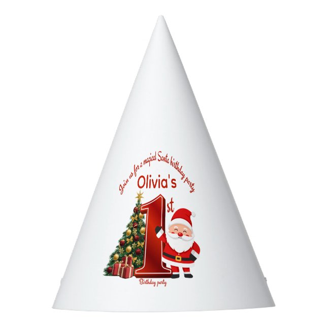 Chapeaux De Fètes Magical Santa Birthday Design for Kids (Devant)
