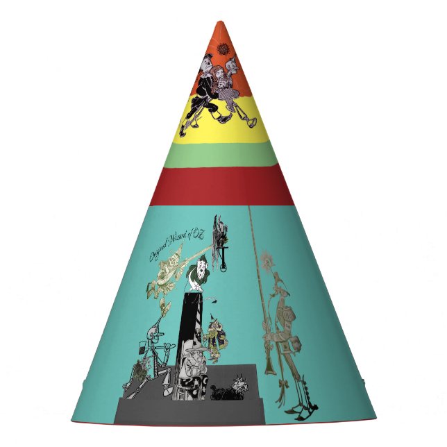 Chapeaux De Fètes Magicien d'OZ Illustrations Authentiques Soirée | (Devant)