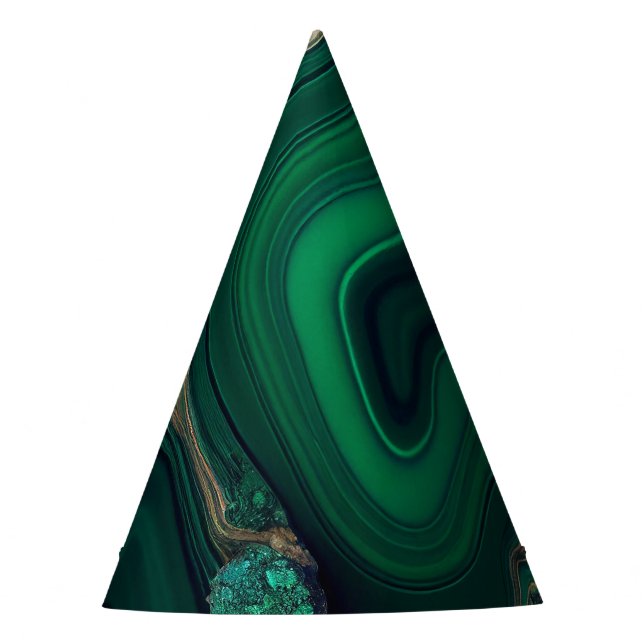 Chapeaux De Fètes Malachite Cu6CO3(OH)2 (Devant)