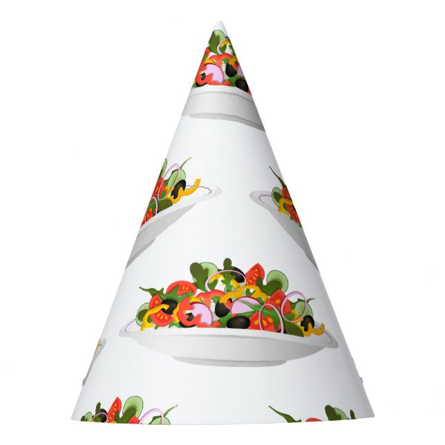 Chapeaux De Fètes Mangez plus de plantes frais motivation salade let (Devant)