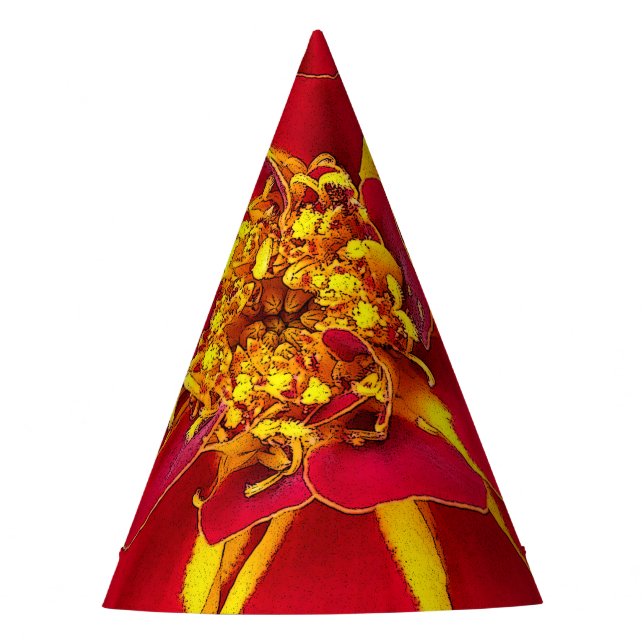 Chapeaux De Fètes marigold rouge vif (Devant)