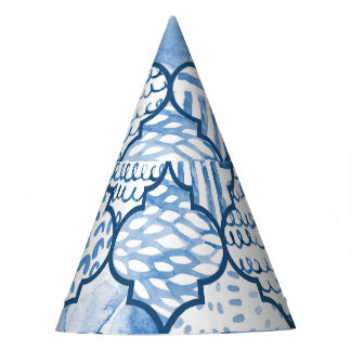 Chapeaux De Fètes Marocain géométrique, aquarelle motif sans couture