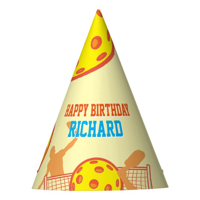 Chapeaux De Fètes Meilleur Joueur de Pickleball Amusant fête d'anniv (Devant)