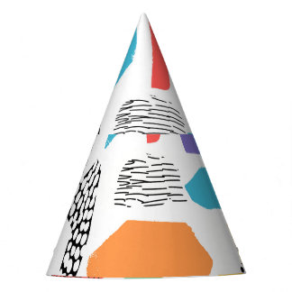 Chapeaux De Fètes Memphis Art : Grunge Surface Design