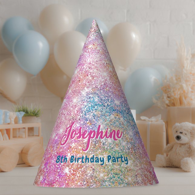 Chapeaux De Fètes Mermaid colorful whimsical birthday custom (Créateur téléchargé)