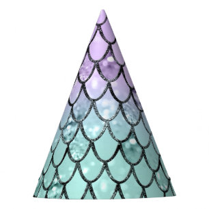 Chapeaux De Fètes Mermaid Princess Parties scintillant Scales #2