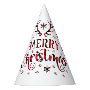Chapeaux De Fètes Merry Christmas Snowflakes