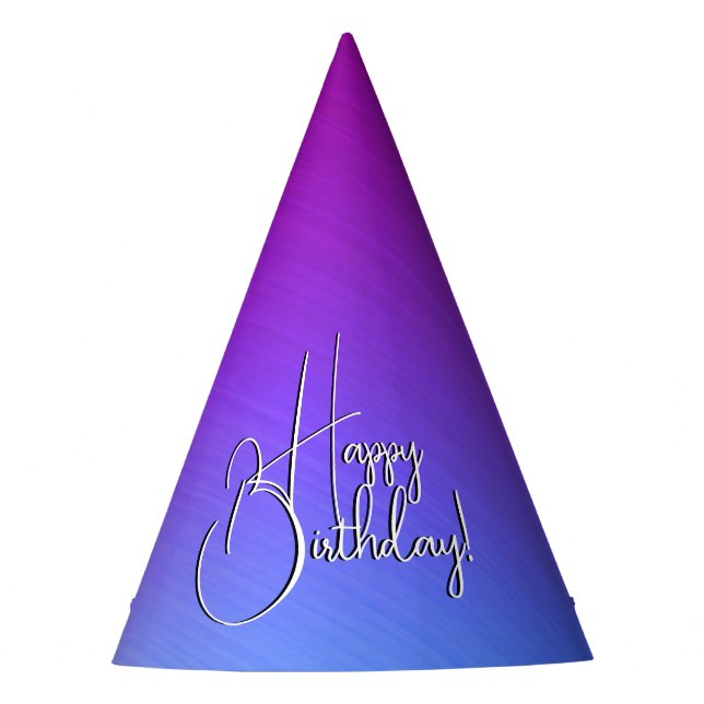Chapeaux De Fètes Miami Shine Joyeux anniversaire (Devant)