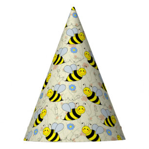 Chapeaux De Fètes Mignon gaffez l'abeille avec le motif