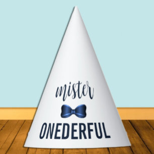 Chapeaux De Fètes Mister Onederful Bow Cravate 1er anniversaire