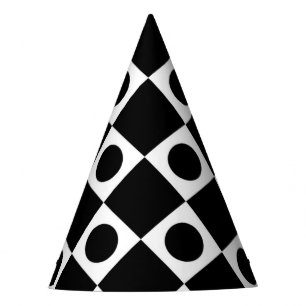 Chapeaux De Fètes Mod Retro 60's Noir