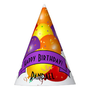 Chapeaux De Fètes Modèle coloré de paquet de ballon de joyeux