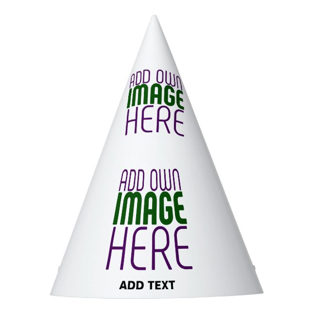 CHAPEAUX DE FÈTES MODÈLE DE TEXTE D'IMAGE BLANCHE SIMPLE MODERNE (Devant)