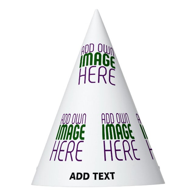 CHAPEAUX DE FÈTES MODÈLE DE TEXTE D'IMAGE BLANCHE SIMPLE MODERNE (Devant)