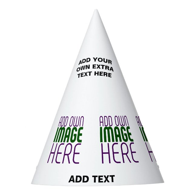 CHAPEAUX DE FÈTES MODÈLE DE TEXTE D'IMAGE BLANCHE SIMPLE MODERNE (Devant)