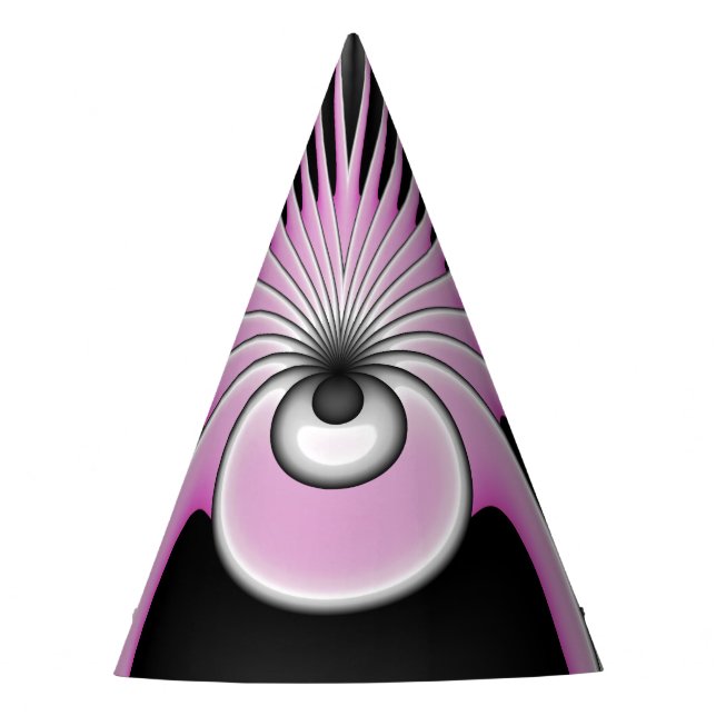 Chapeaux De Fètes Modern Abstract Crazy Fractal Art Pattern (Devant)