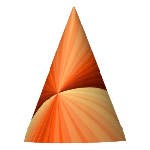 Chapeaux De Fètes Moderne Abstrait Orange Rouge Vanille Graphique Fr