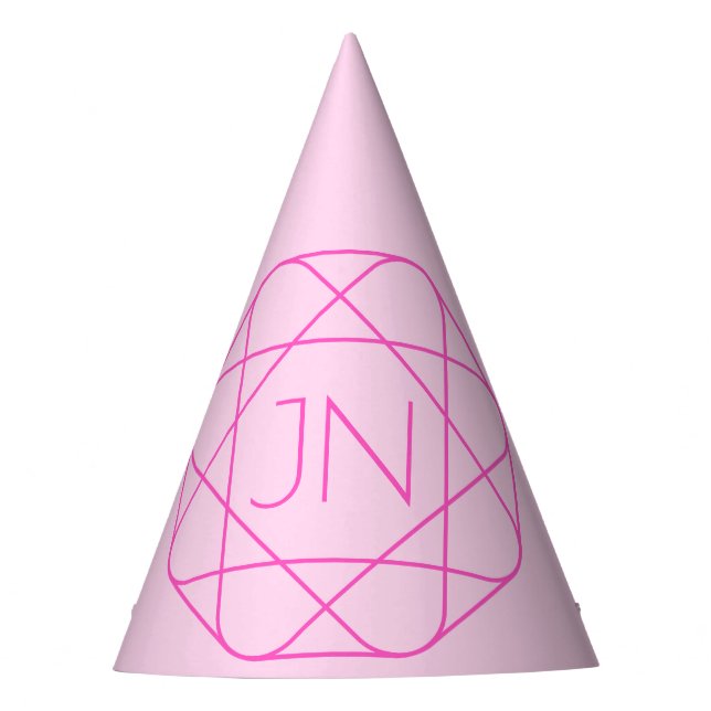 Chapeaux De Fètes Monogramme cool, Style de logo de hanche | Rose &  (Devant)