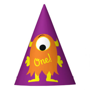 Chapeaux De Fètes Monster Cute Anniversaire de enfant Party Thème
