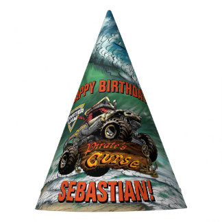 Chapeaux De Fètes Monster Jam - Anniversaire de la Malédiction des P