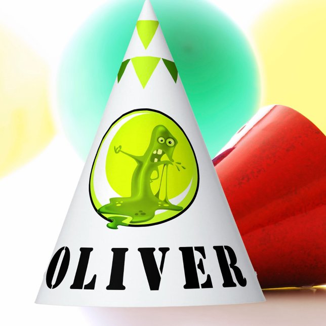 Chapeaux De Fètes Monstre déplaisant vert mince Monstre Enfant`s fêt (Créateur téléchargé)