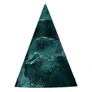 Chapeaux De Fètes Moody Agate Turquoise Vert Malachite Riche Joyau